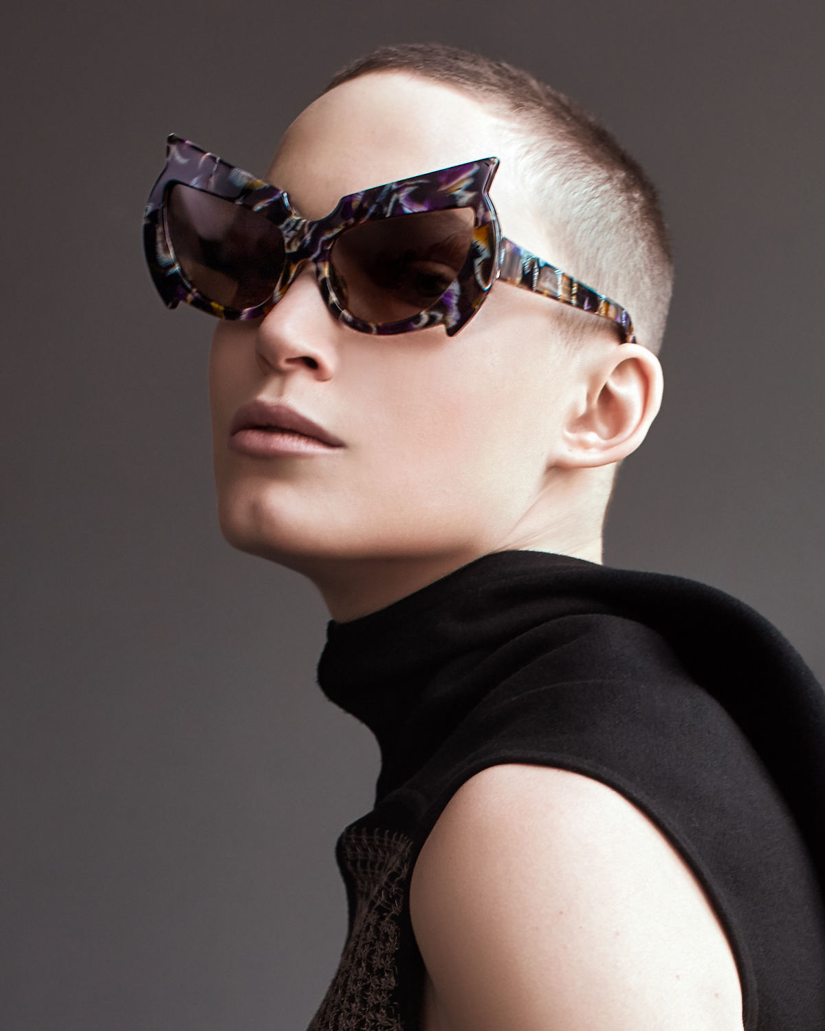 FAKBYFAK Fashion sunglasses Black Mantis Model 1. Jungle Camouflage Code: 02/01/04