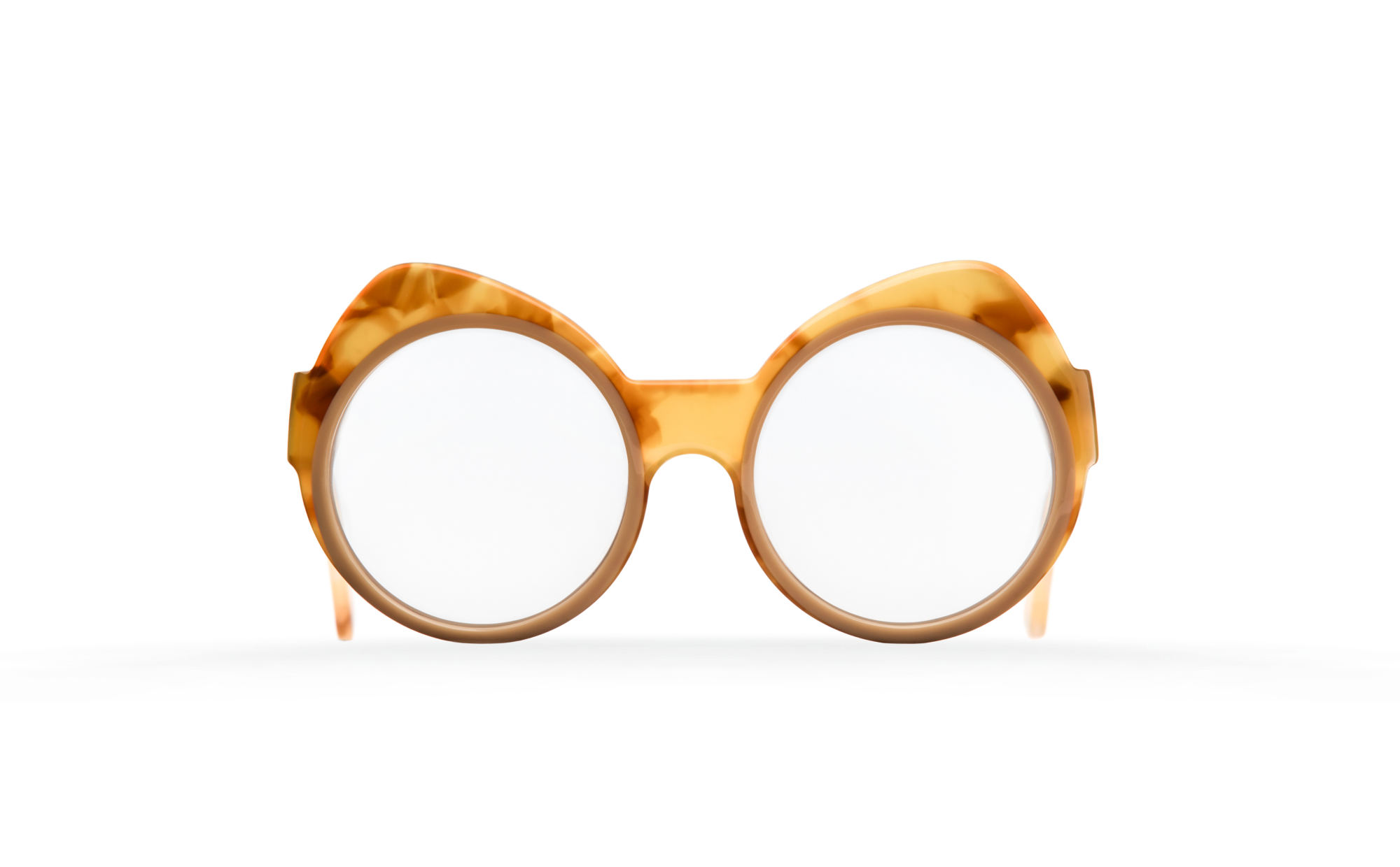 FAKBYFAK Orphium Model 3. Optic. Misty Tobacco & Beige Brown Code: 18/03/01