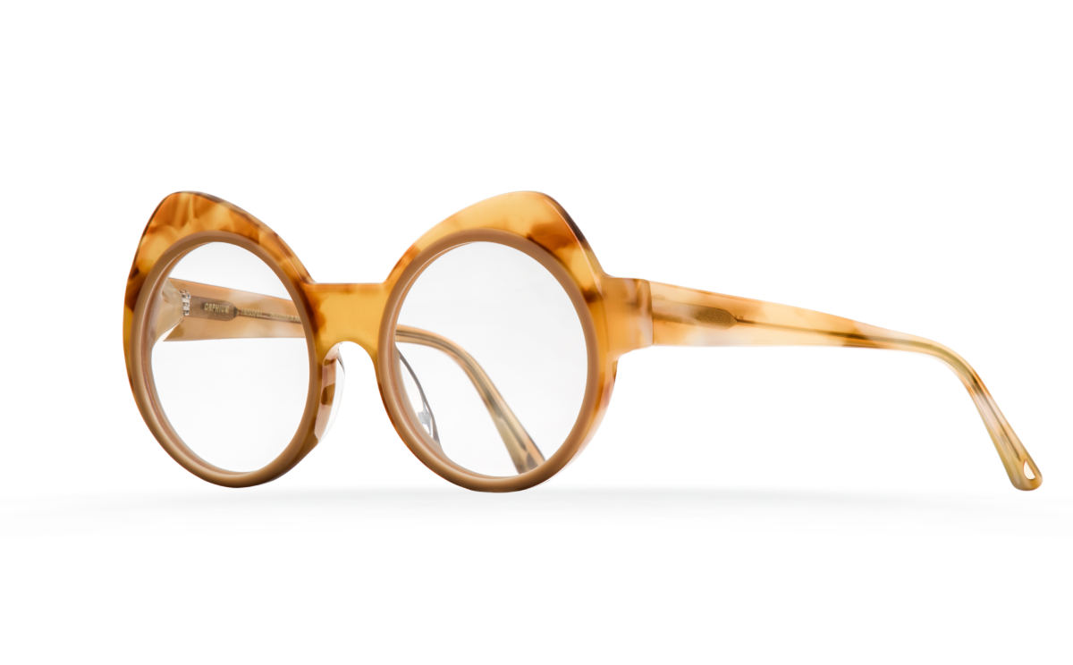 FAKBYFAK Designer glasses Orphium Model 3. Optic. Misty Tobacco & Beige Brown Code: 18/03/01
