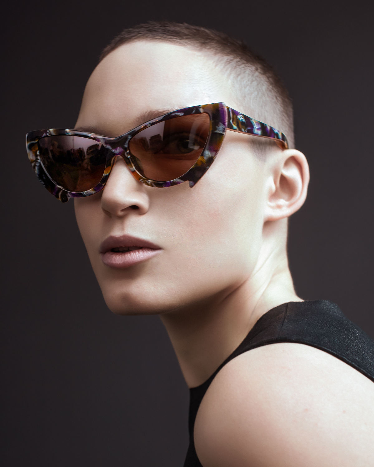 FAKBYFAK Fashion sunglasses Black Mantis Model 2. Jungle Camouflage Code: 02/02/04