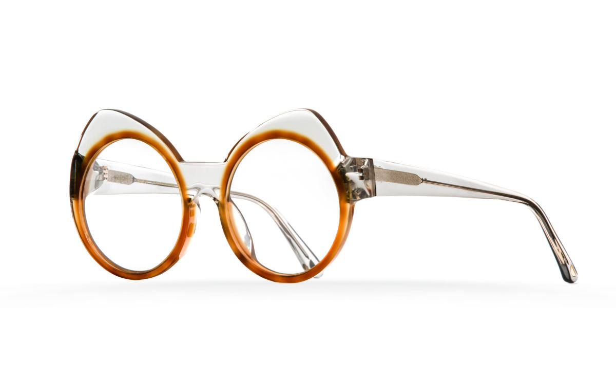FAKBYFAK Designer glasses Orphium Model 3. Optic. Crystal & Orphic Havana Code: 18/03/04