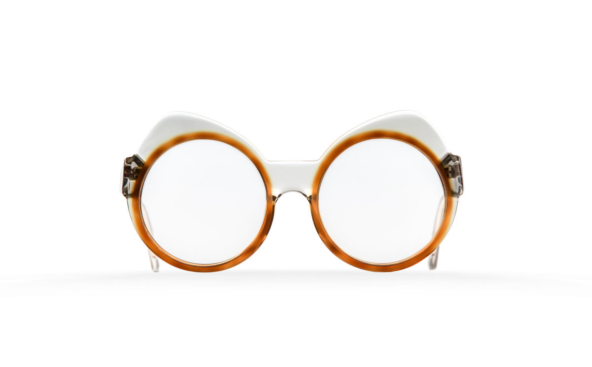 FAKBYFAK Designer glasses Orphium Model 3. Optic. Crystal & Orphic Havana Code: 18/03/04