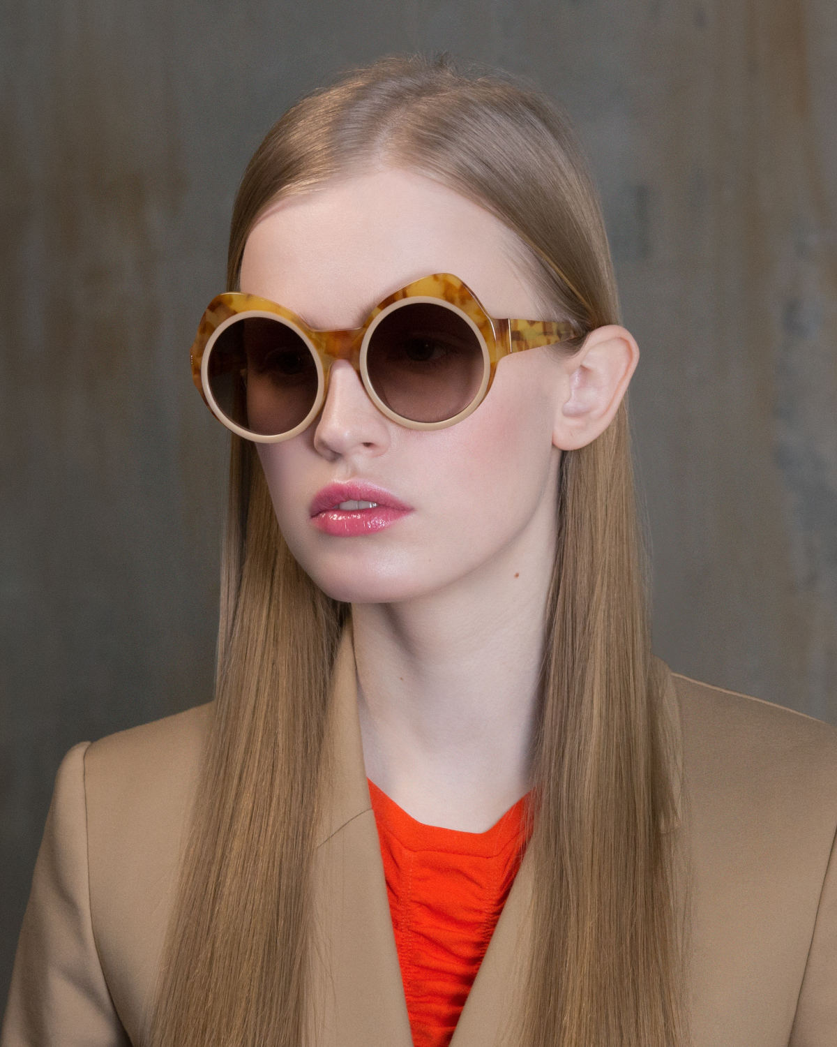 FAKBYFAK Designer sunglasses Orphium Model 3. Sun. Misty Tobacco & Beige Brown Code: 18/03/11
