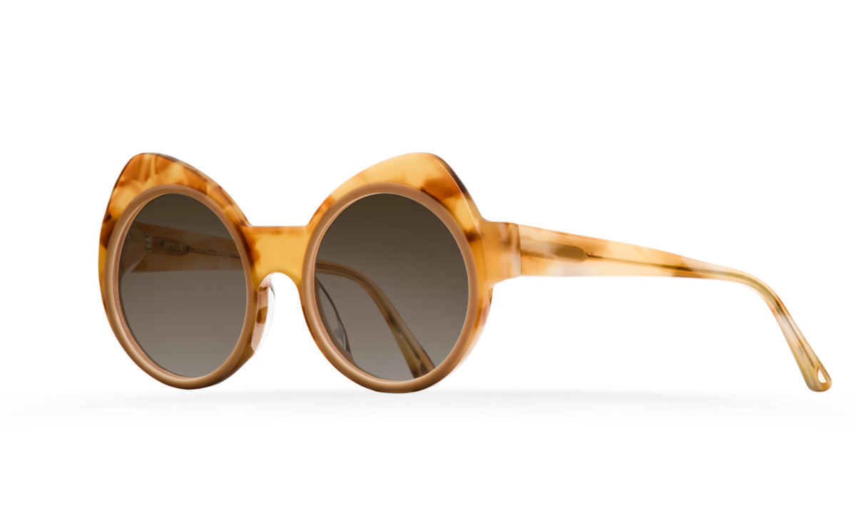 FAKBYFAK Designer sunglasses Orphium Model 3. Sun. Misty Tobacco & Beige Brown Code: 18/03/11