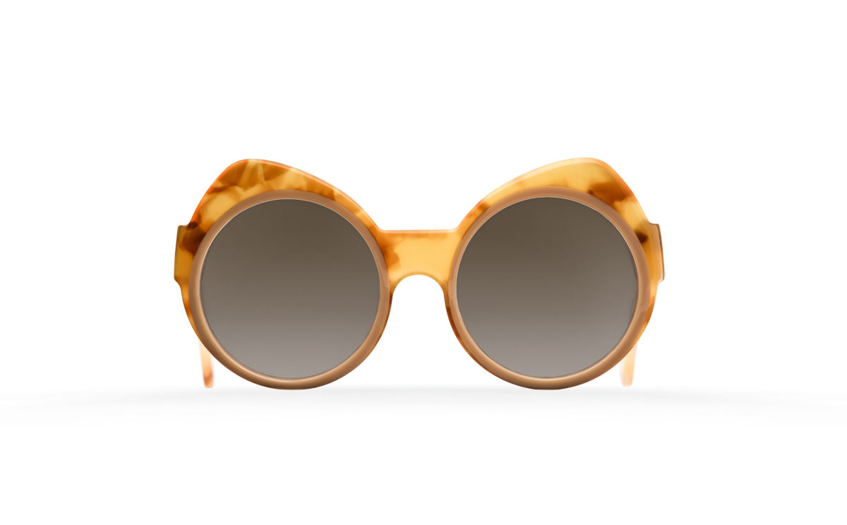 FAKBYFAK Designer sunglasses Orphium Model 3. Sun. Misty Tobacco & Beige Brown Code: 18/03/11