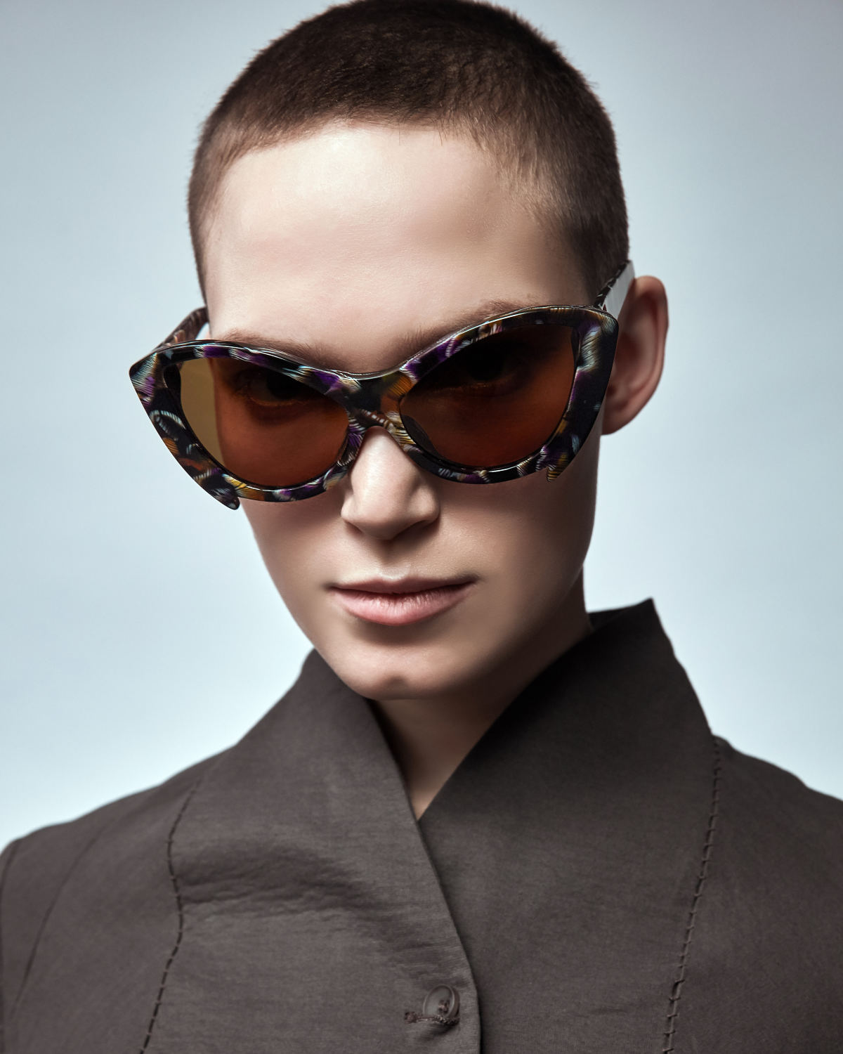 FAKBYFAK Fashion sunglasses Black Mantis Model 3. Jungle Camouflage Code: 02/03/04