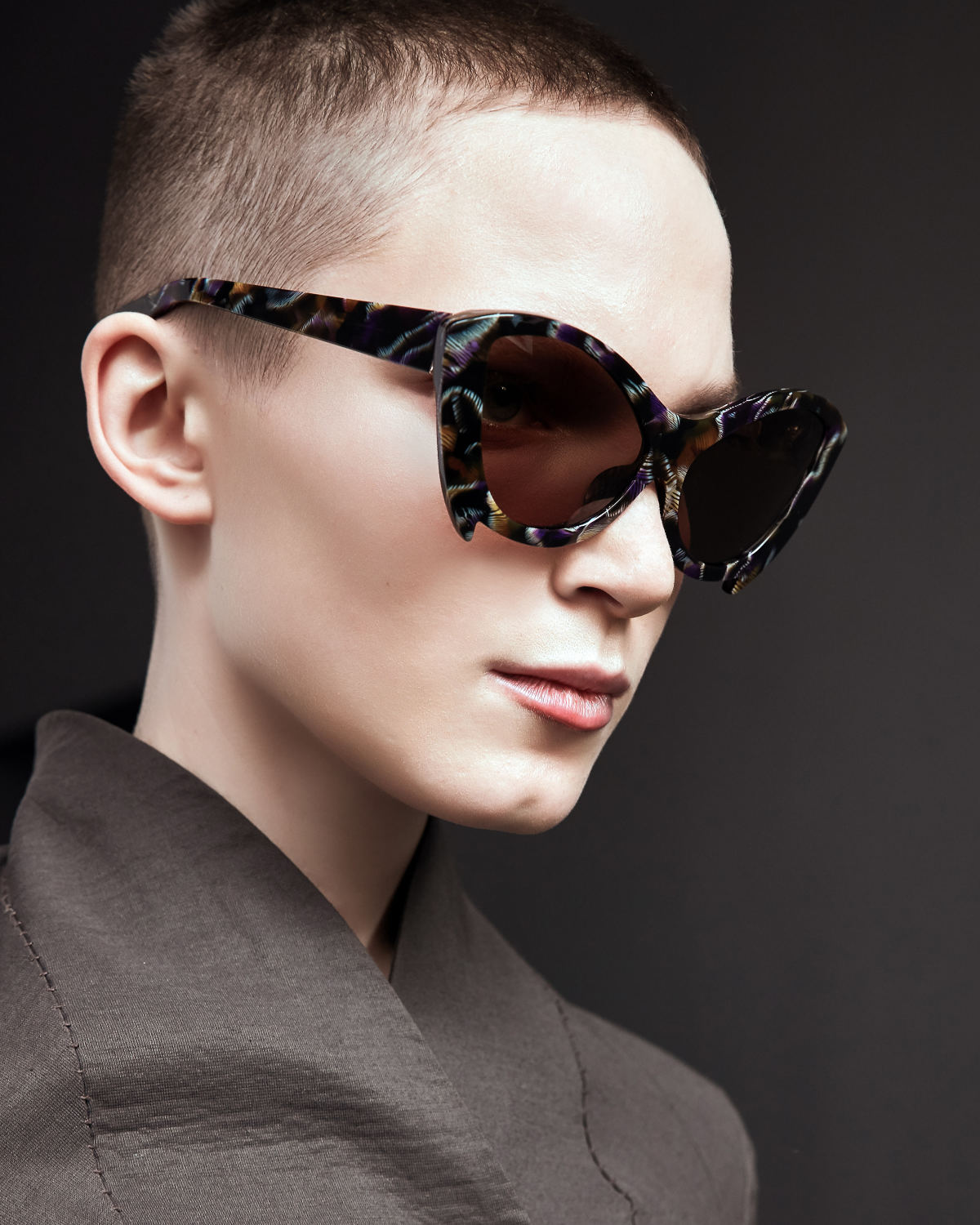 FAKBYFAK Fashion sunglasses Black Mantis Model 3. Jungle Camouflage Code: 02/03/04