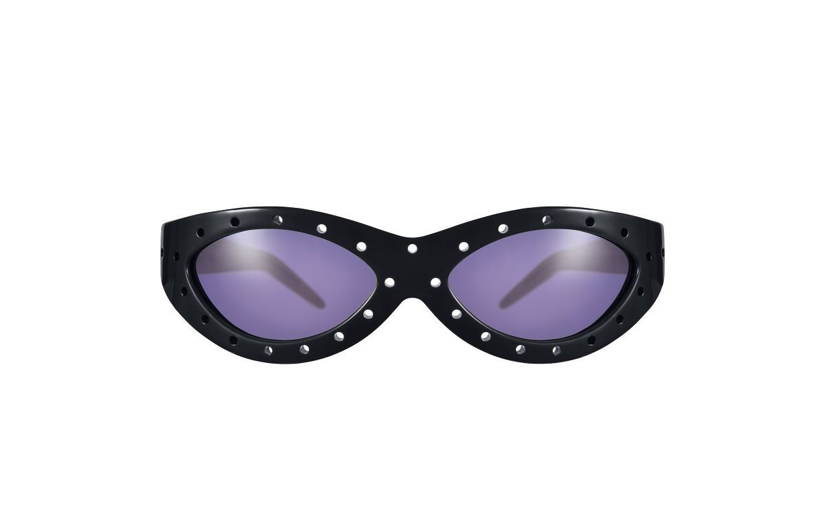 FAKBYFAK x Walter Van Beirendonck Couture sunglasses Toy Glasses Model 1. Black with coloured pins Code: 09/01/01