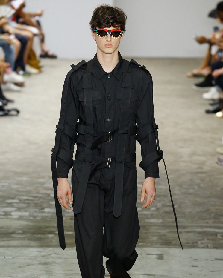 FAKBYFAK x Walter Van Beirendonck Couture sunglasses Toy Glasses Model 1. Black with coloured pins Code: 09/01/01