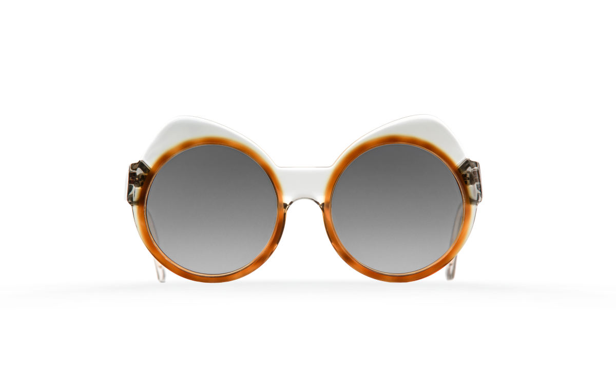 FAKBYFAK Designer sunglasses Orphium Model 3. Sun. Crystal & Orphic Havana Code: 18/03/14