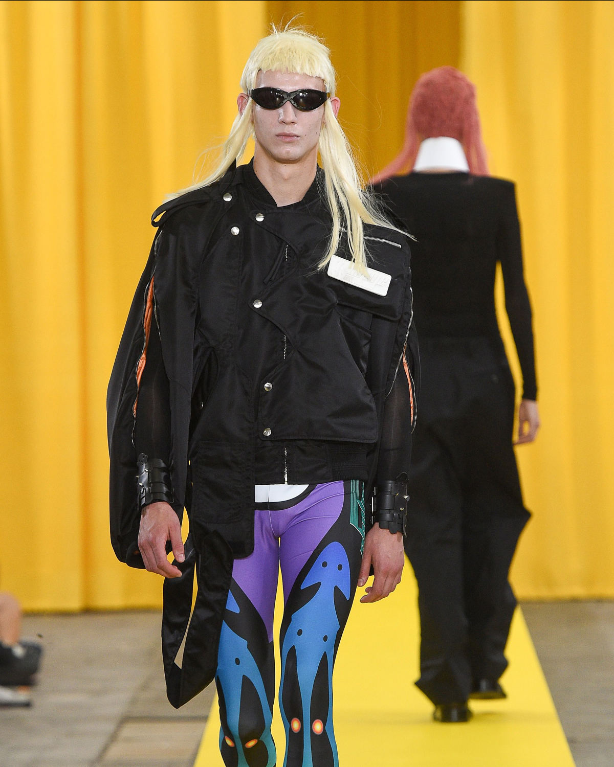 FAKBYFAK x Walter Van Beirendonck Couture sunglasses Toy Glasses Model 1. Dark brown with coloured pins Code: 09/01/02