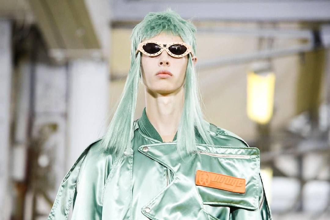 FAKBYFAK x Walter Van Beirendonck Couture sunglasses Toy Glasses Model 1. Skin tone with coloured pins Code: 09/01/04