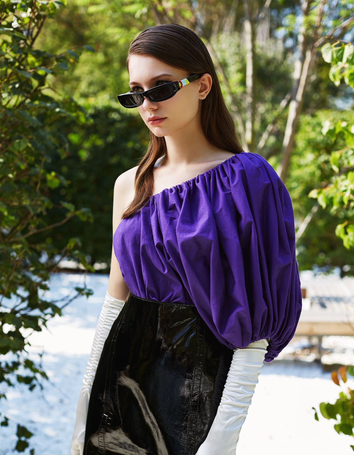 FAKBYFAK x Pilar Zeta Fashion sunglasses Model SHARP. Sun. Classic Glossy Black Code: 14/01/01