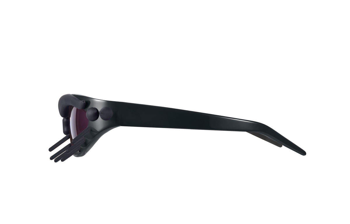 FAKBYFAK x Walter Van Beirendonck Couture sunglasses Toy Glasses Model 1. Black with black pins Code: 09/01/05