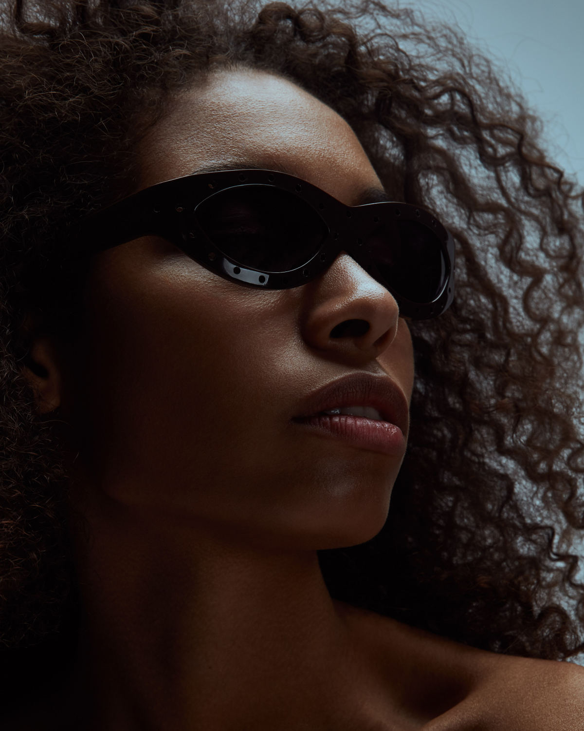 FAKBYFAK x Walter Van Beirendonck Couture sunglasses Toy Glasses Model 1. Black with black pins Code: 09/01/05