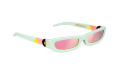 SHARP. Sunglasses. Glossy Mint & Mirrored Pink