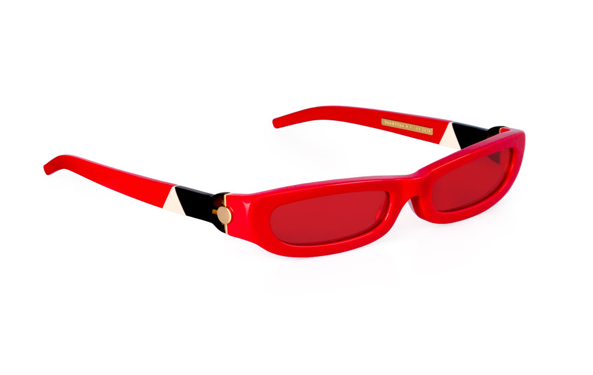 FAKBYFAK x Pilar Zeta Fashion sunglasses Model SHARP. Sun. Glossy Red Code: 14/01/06