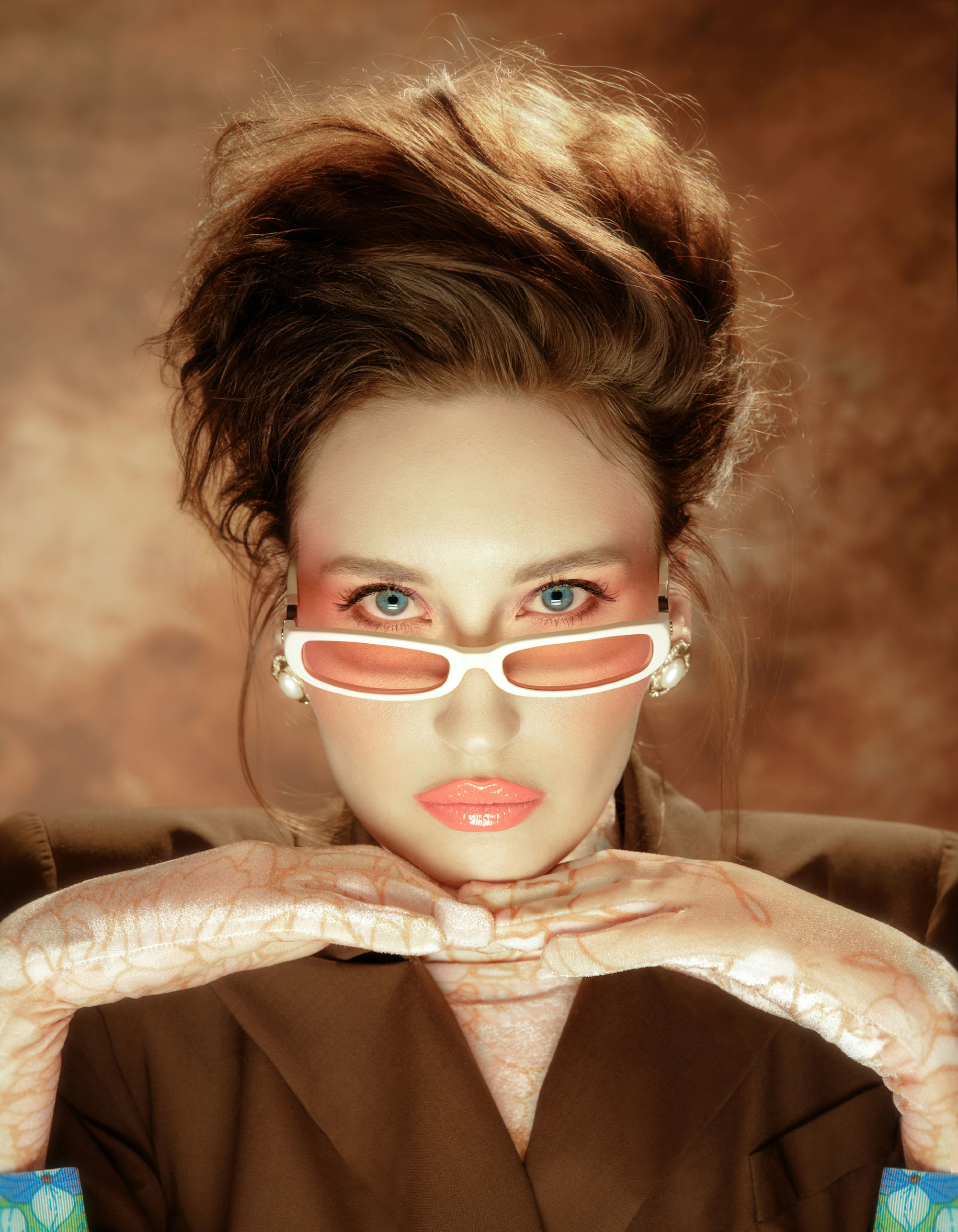 FAKBYFAK x Pilar Zeta Model GRACE. Sun. Glossy Ivory & Pink Code: 14/02/03