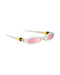 GRACE. Sunglasses. Matte Mint & Mirrored Pink