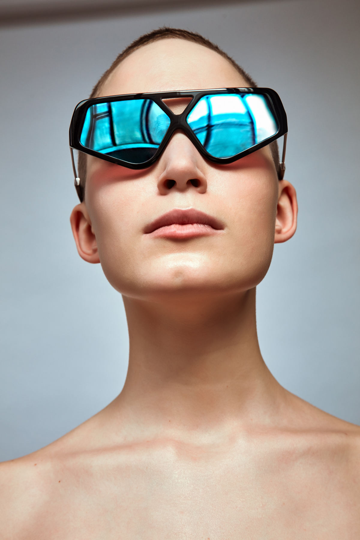 FAKBYFAK Fashion sunglasses Cyber Limbo Model 2. Black Violet Code: 04/02/01