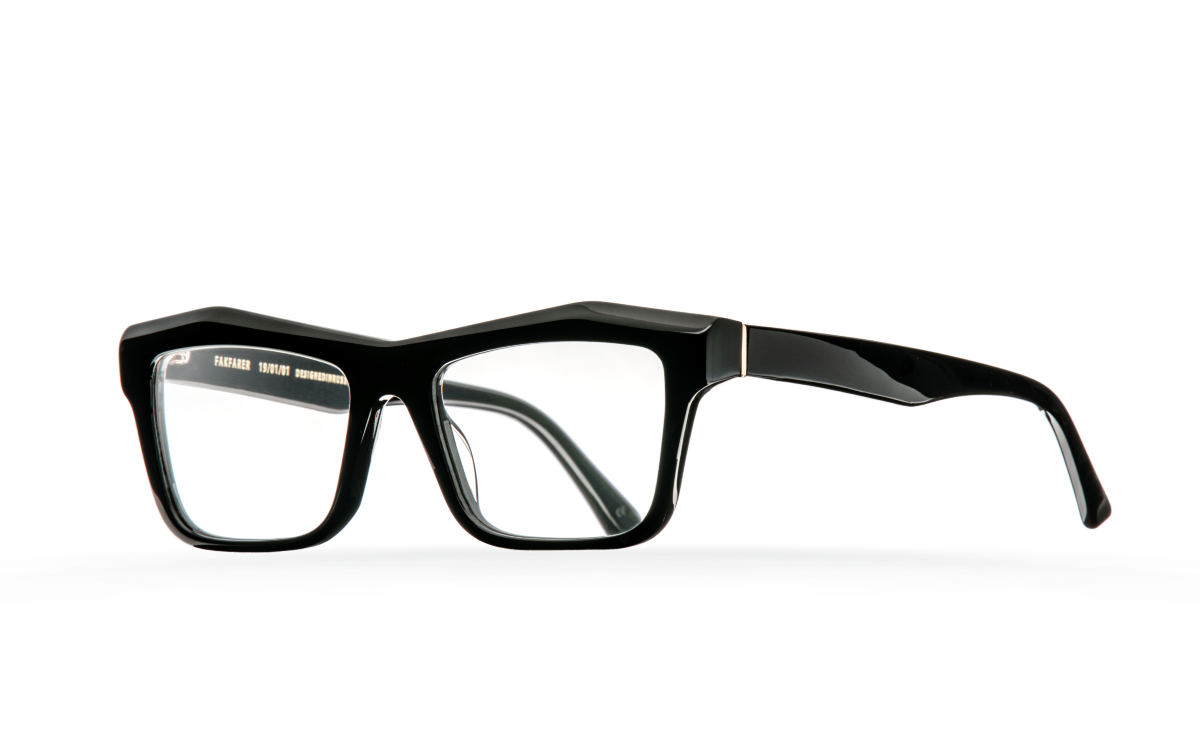 FAKBYFAK Designer glasses Fakfarer Model 1. Optic. Royal Black Code: 19/01/01