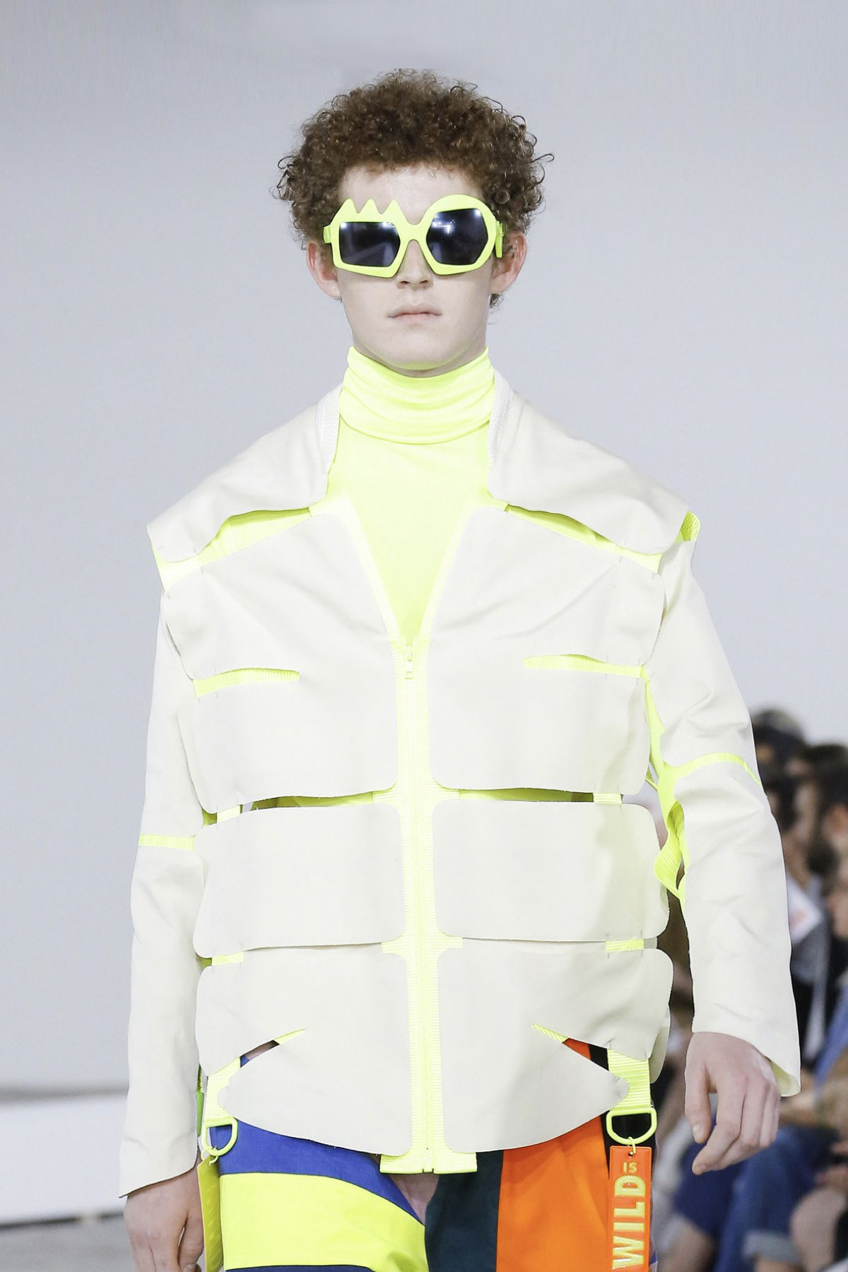 FAKBYFAK x Walter Van Beirendonck Couture sunglasses Lightning Sunglasses. Neon Yellow Code: 09/11/07