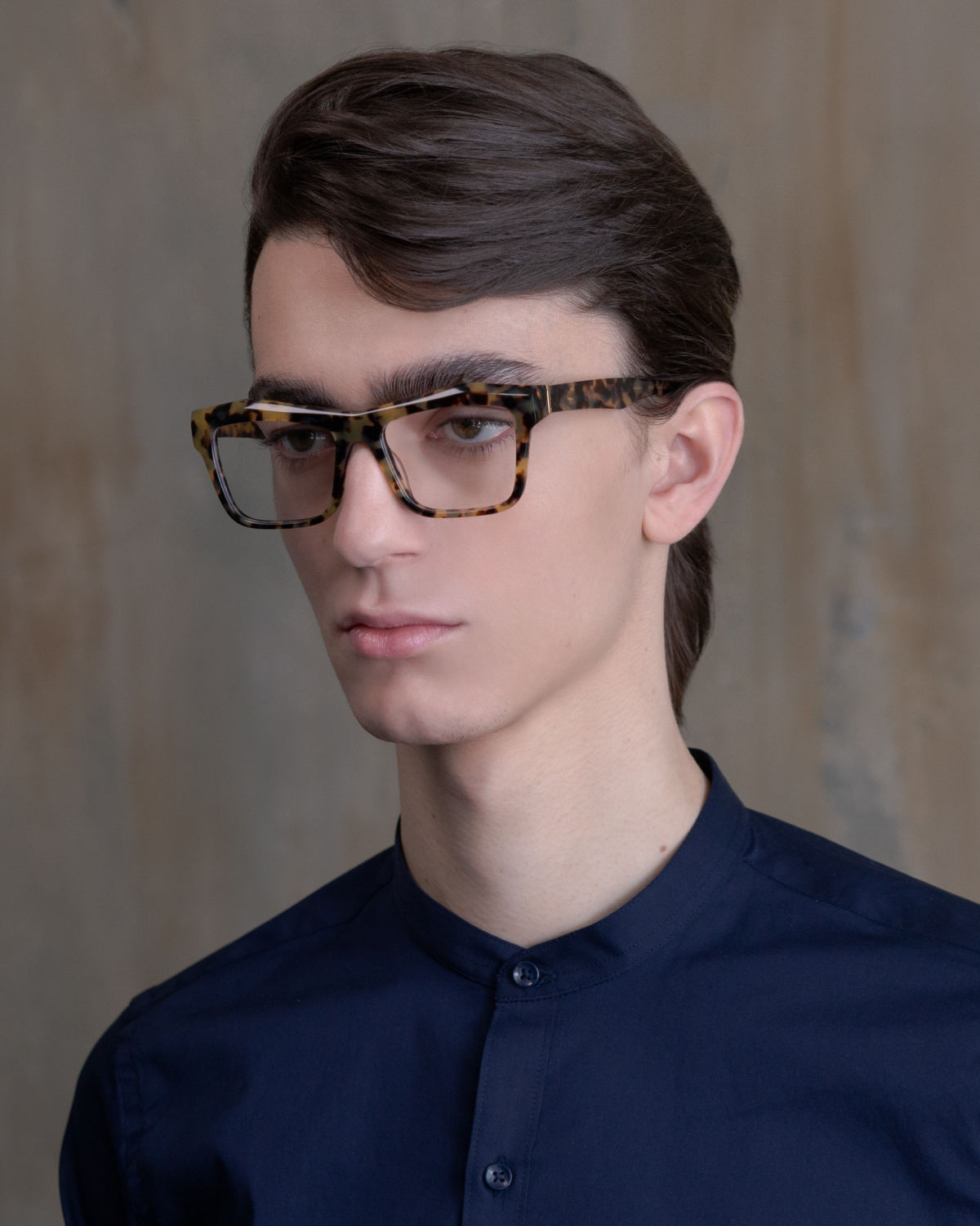 FAKBYFAK Designer glasses Fakfarer Model 1. Optic. Milky Gore Havana Code: 19/01/05