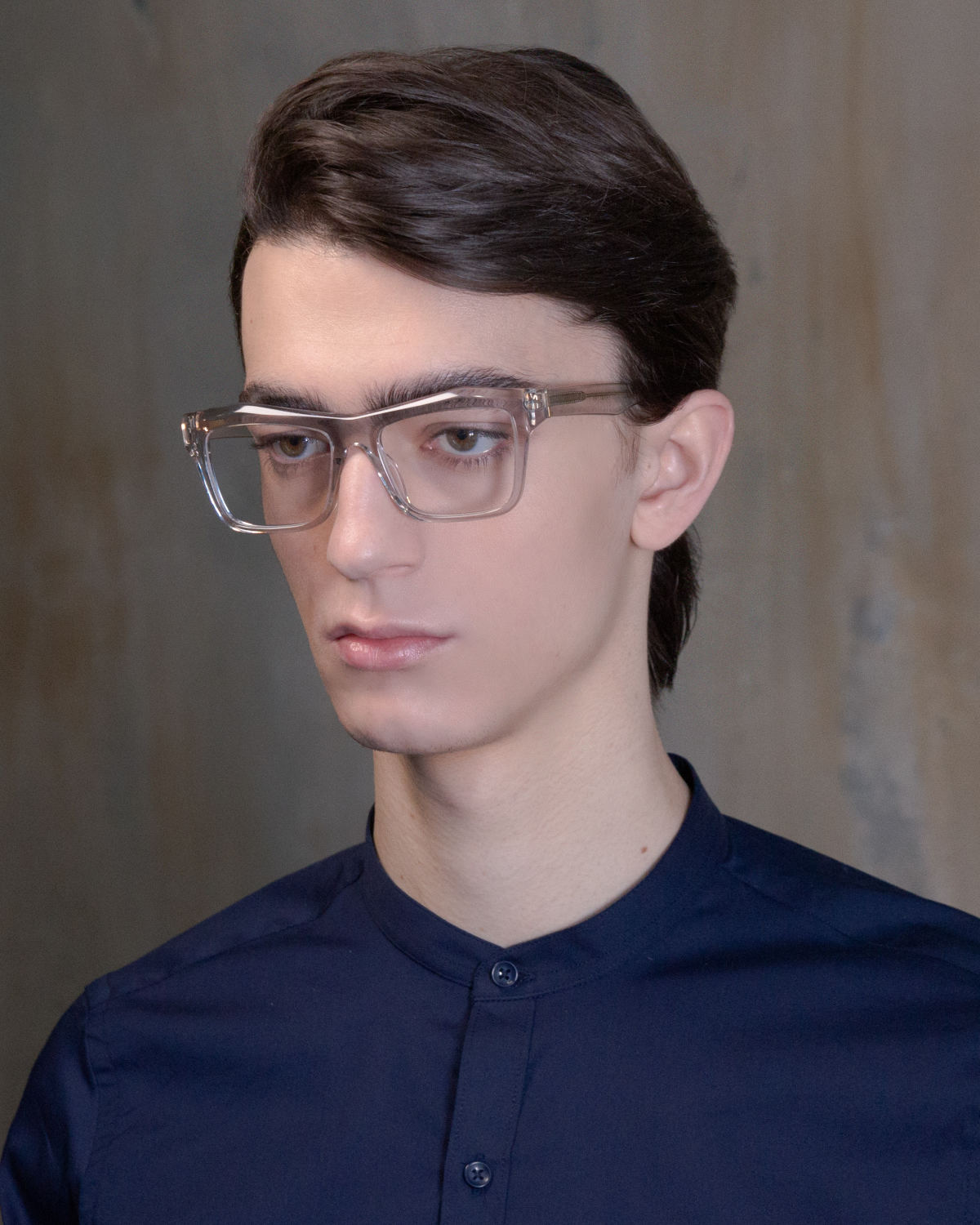FAKBYFAK Designer glasses Fakfarer Model 1. Optic. Grey Crystal Code: 19/01/06