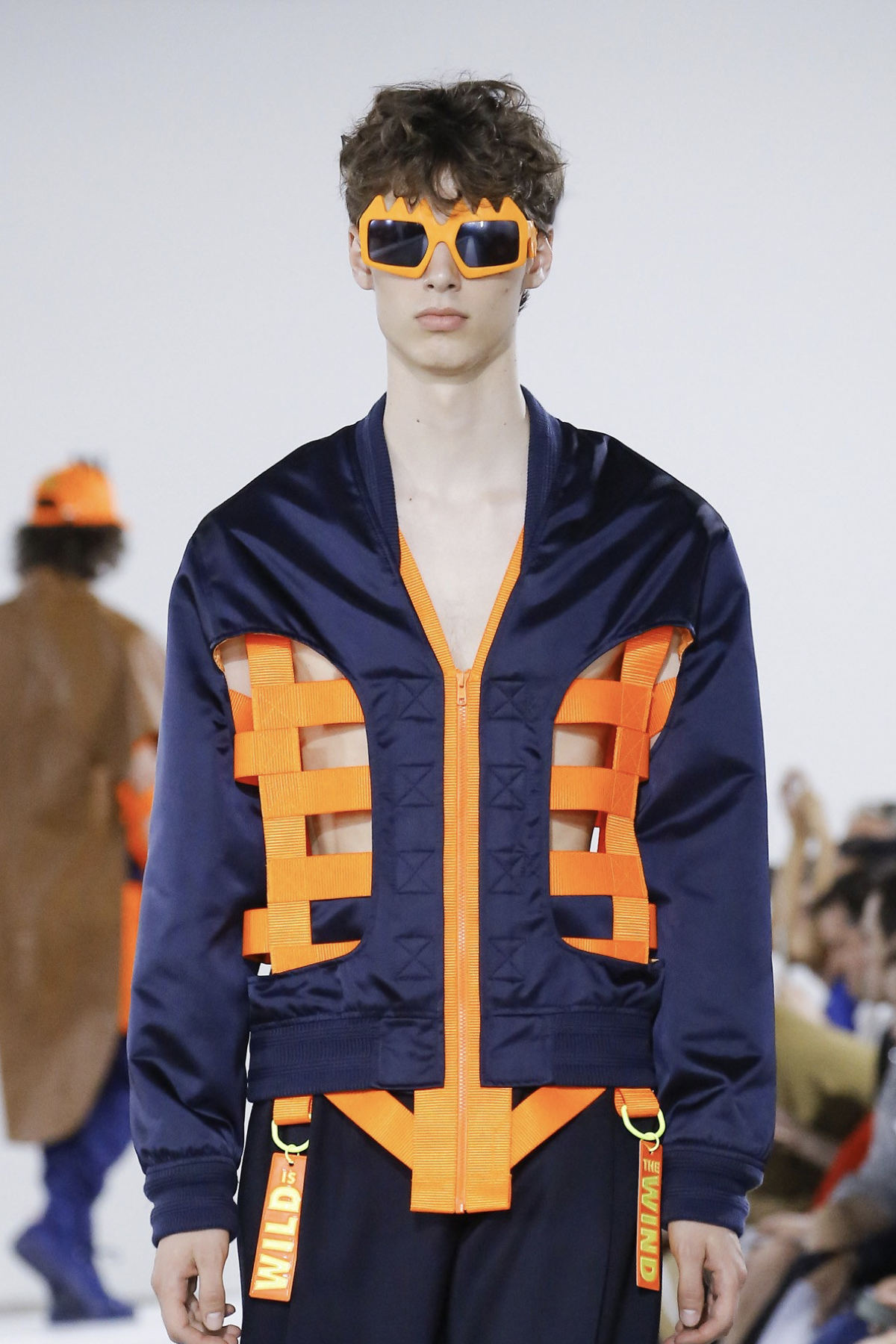 FAKBYFAK x Walter Van Beirendonck Couture sunglasses Bliksem Sunglasses. Neon Orange Code: 09/13/08