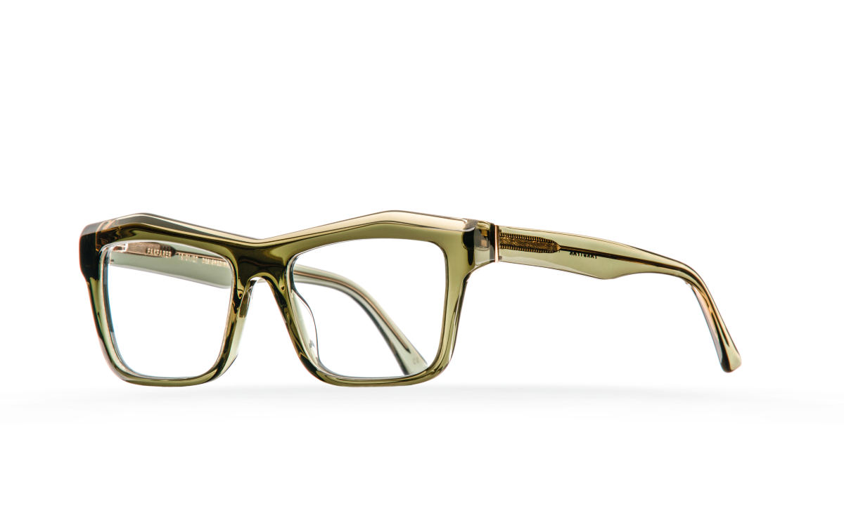 FAKBYFAK Designer glasses Fakfarer Model 1. Optic. Green Grey Crystal Code: 19/01/07