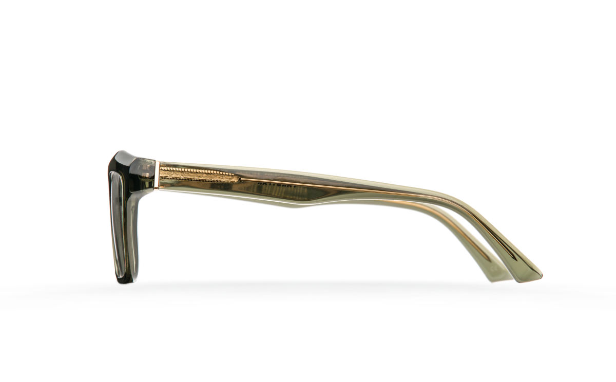 FAKBYFAK Designer glasses Fakfarer Model 1. Optic. Green Grey Crystal Code: 19/01/07