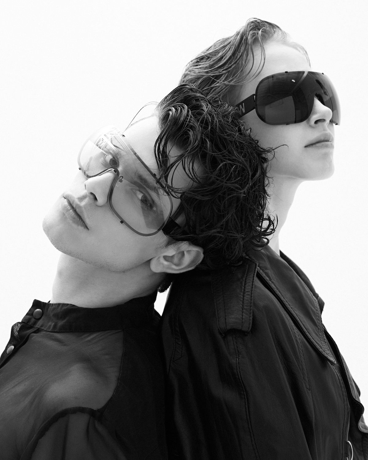 FAKBYFAK x Walter Van Beirendonck Designer sunglasses BlitZ Solar Shield Sunglasses. Black Code: 23/01/02