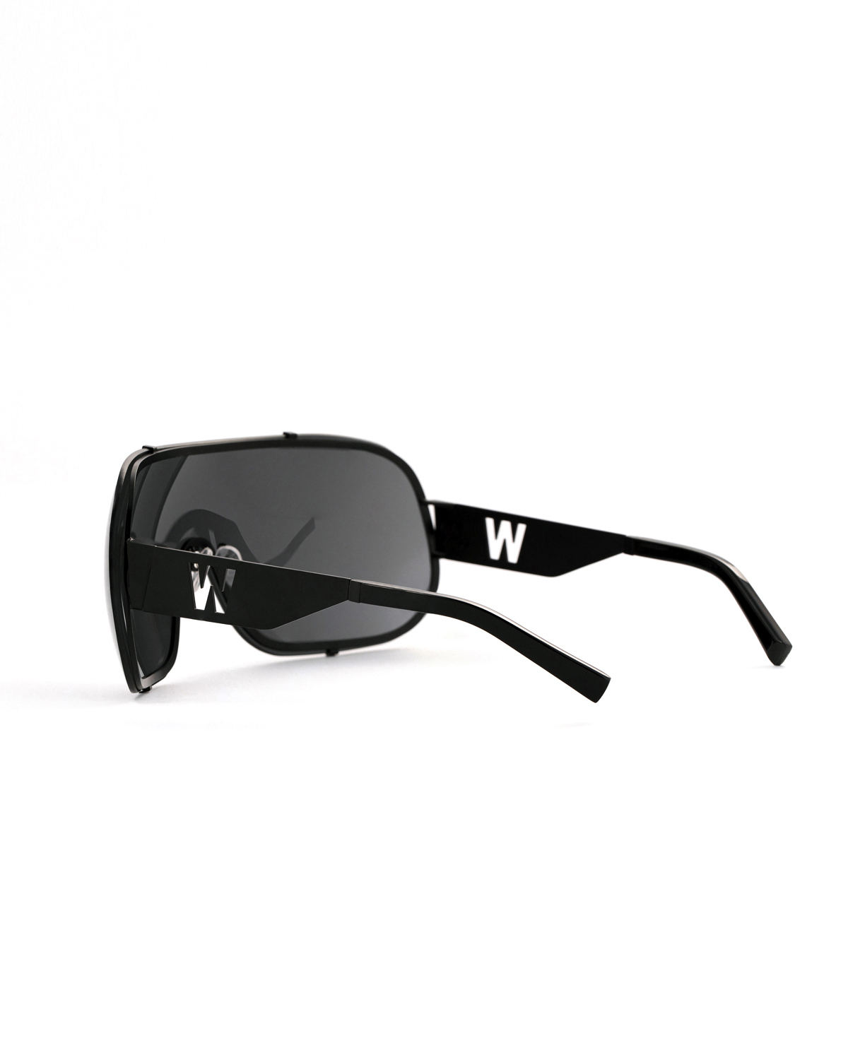 FAKBYFAK x Walter Van Beirendonck Designer sunglasses BlitZ Solar Shield Sunglasses. Black Code: 23/01/02