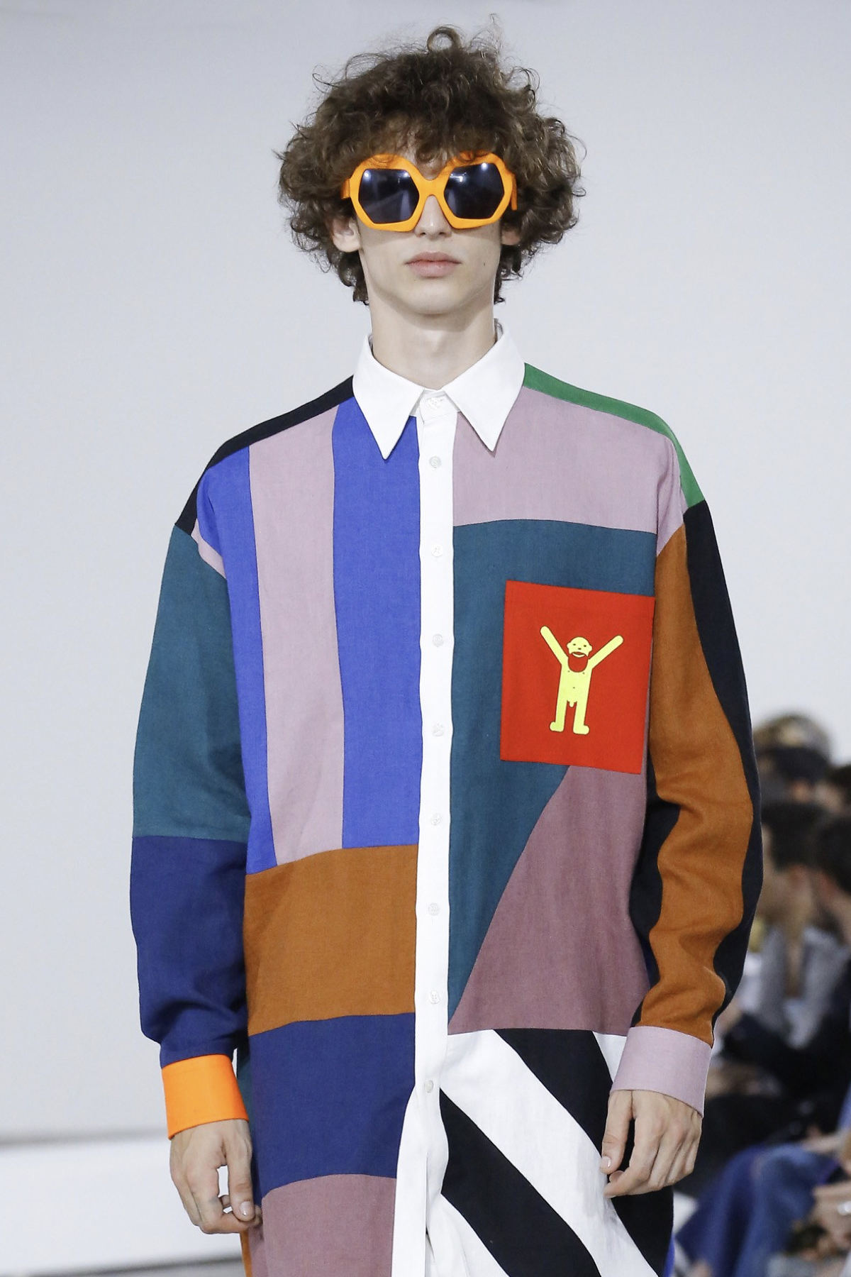 FAKBYFAK x Walter Van Beirendonck Couture sunglasses Donder Sunglasses. Neon Orange Code: 09/14/08