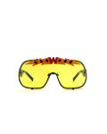 BlitZ Solar Shield Sunglasses. Yellow & Orange Lightning
