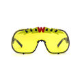 BlitZ Solar Shield Sunglasses. Yellow & Neon Lightning