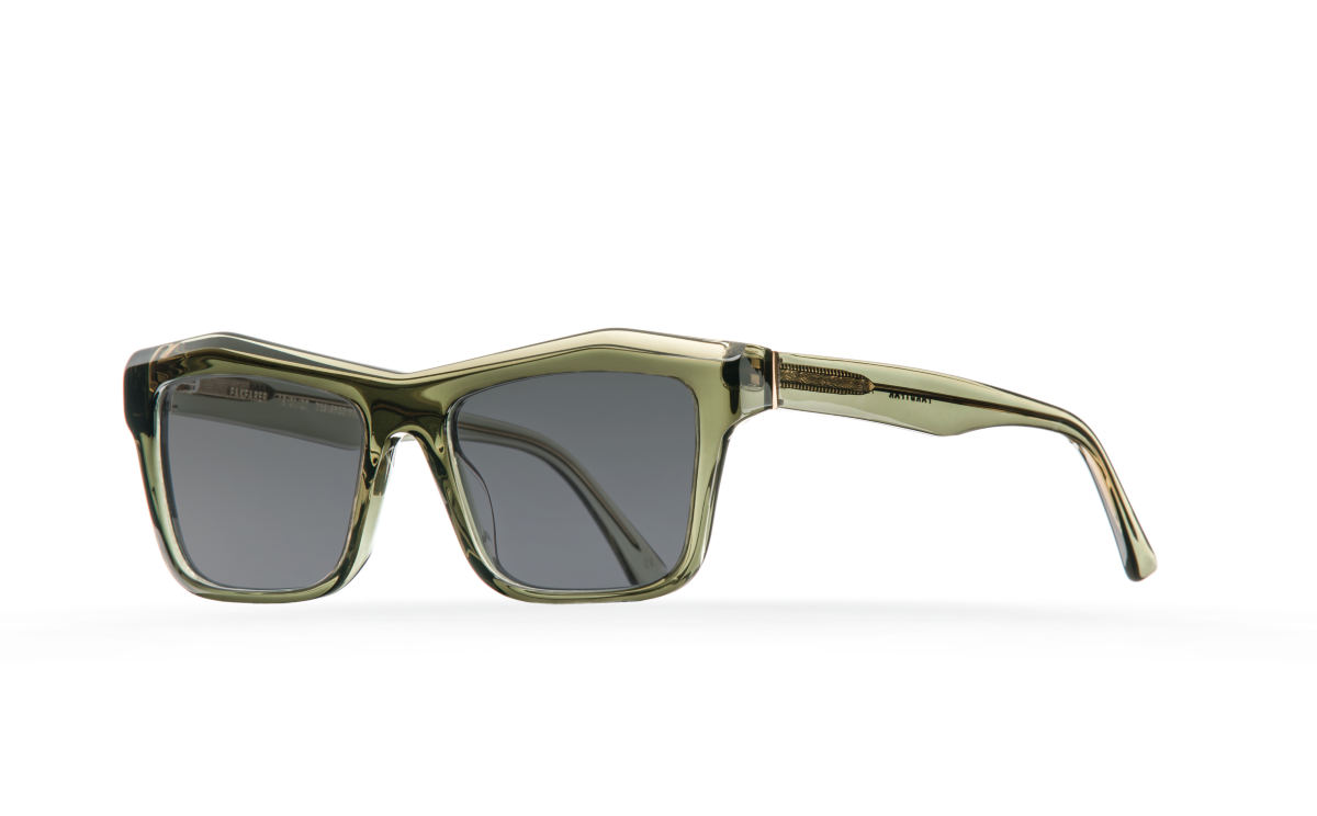 FAKBYFAK Designer sunglasses Fakfarer Model 1. Sun. Green Grey Crystal Code: 19/01/17