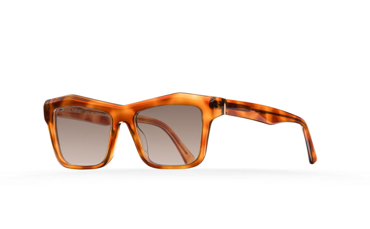 FAKBYFAK Designer sunglasses Fakfarer Model 1. Sun. Goldfrapp Havana Code: 19/01/18