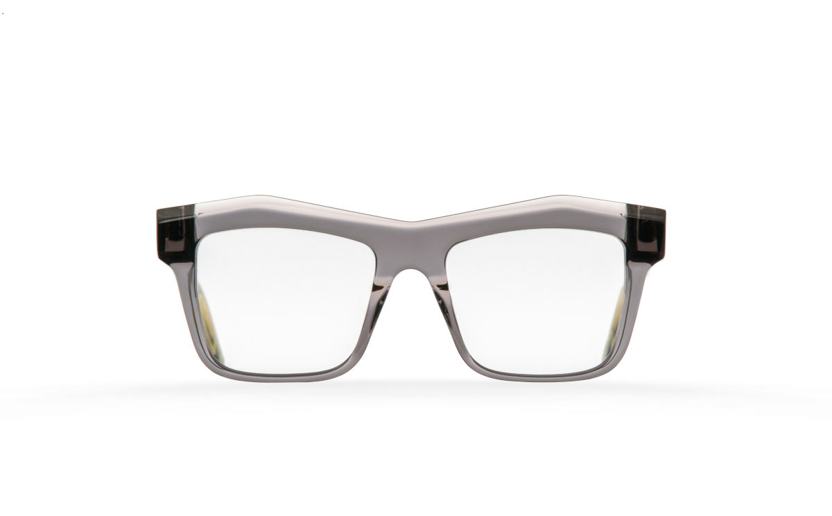 FAKBYFAK Designer glasses Fakfarer Model 2. Optic. Dark Grey Crystal + Crystal Green Code: 19/02/02