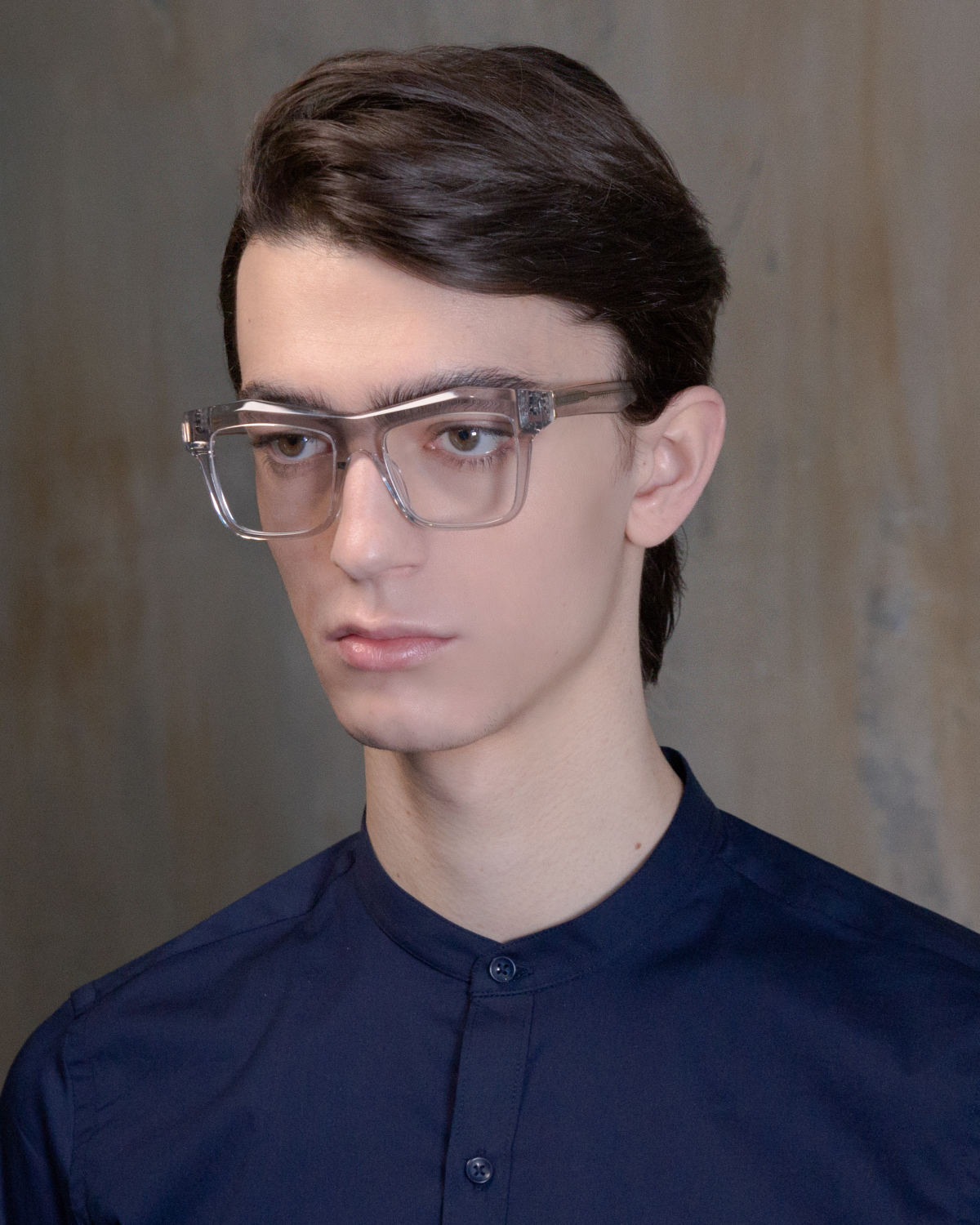 FAKBYFAK Designer glasses Fakfarer Model 2. Optic. Grey Crystal Code: 19/02/06