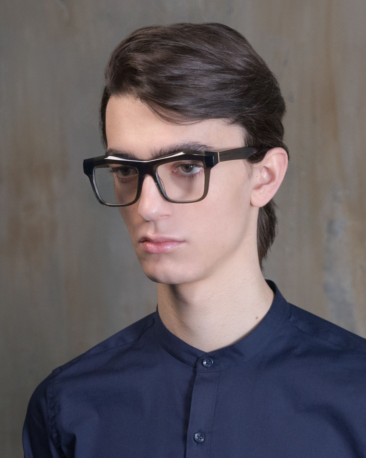 FAKBYFAK Designer glasses Fakfarer Model 2. Optic. Green Grey Crystal Code: 19/02/07