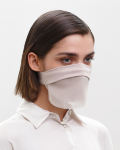 Fashion Face Covering with a Veil, Ear Strap-Free. The FAKOUT. Beige