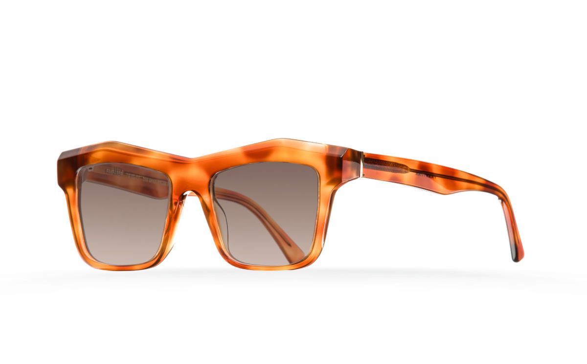 FAKBYFAK Designer sunglasses Fakfarer Model 2. Sun. Goldfrapp Havana Code: 19/02/18