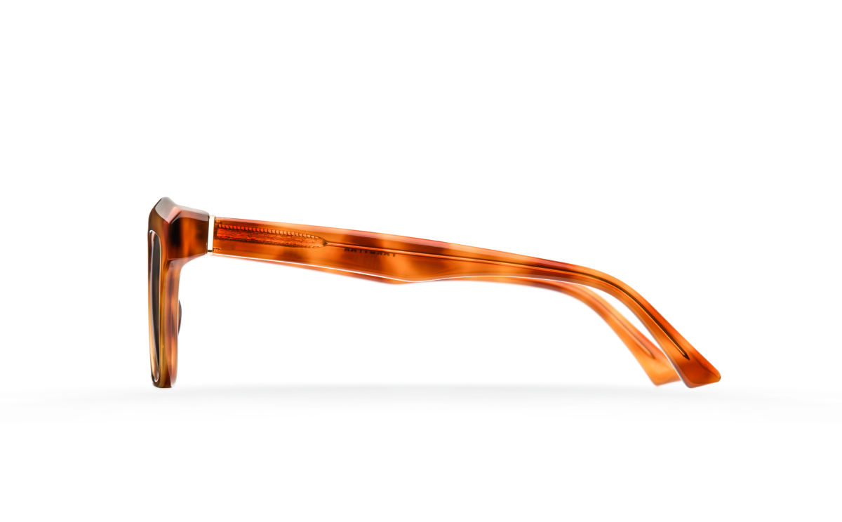 FAKBYFAK Designer sunglasses Fakfarer Model 2. Sun. Goldfrapp Havana Code: 19/02/18
