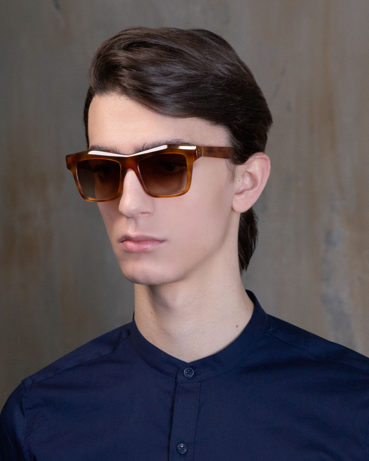 FAKBYFAK Designer sunglasses Fakfarer Model 2. Sun. Goldfrapp Havana Code: 19/02/18