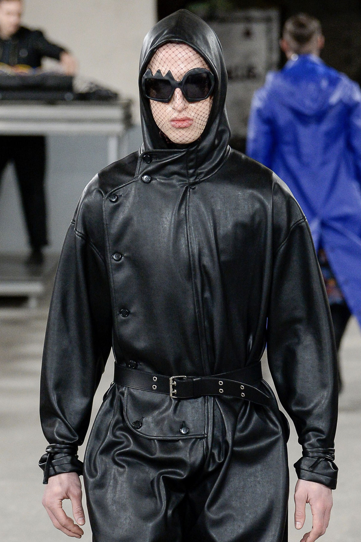 FAKBYFAK x Walter Van Beirendonck Couture sunglasses Lightning Sunglasses. Black Code: 09/11/01