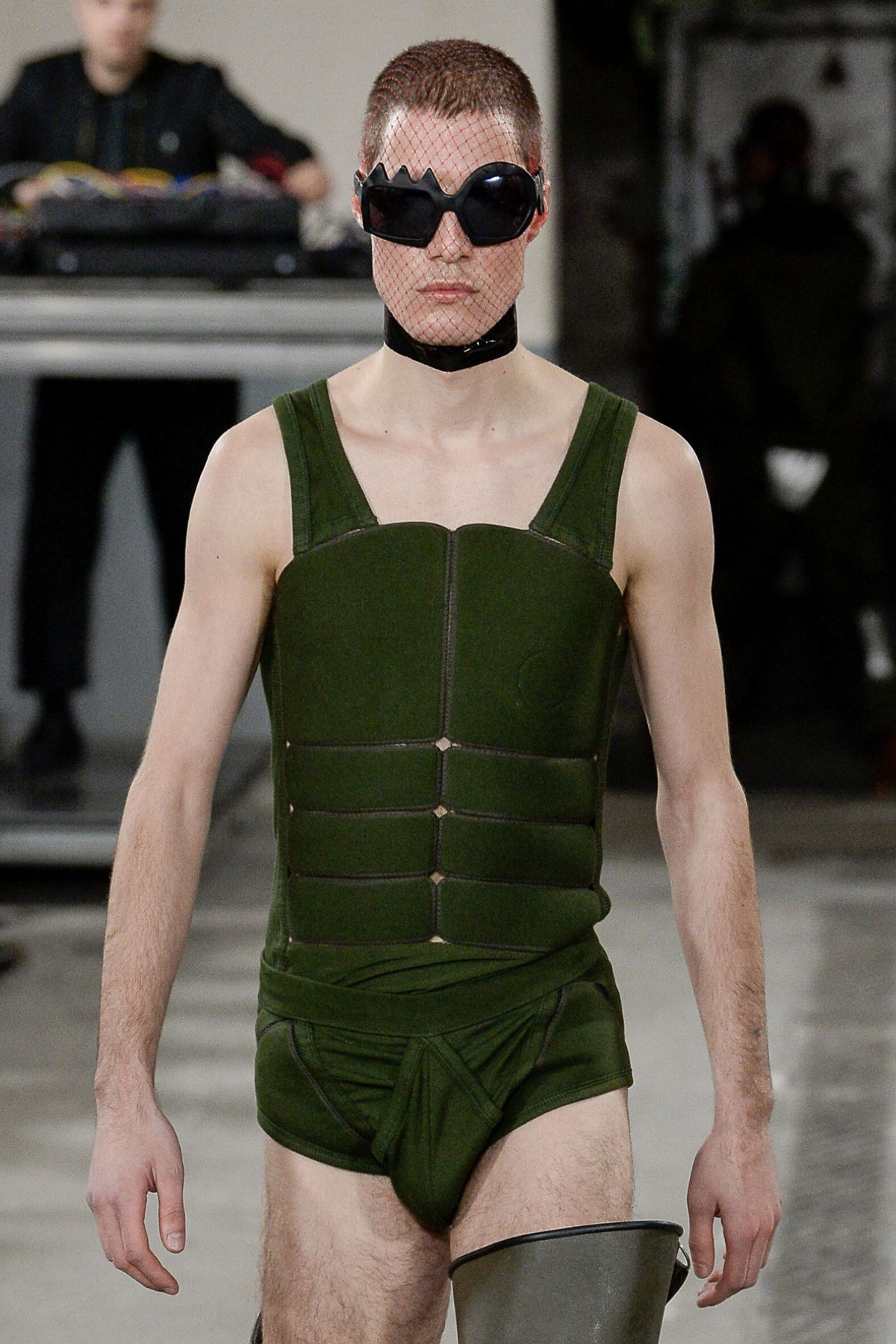 FAKBYFAK x Walter Van Beirendonck Couture sunglasses Lightning Sunglasses. Black Code: 09/11/01