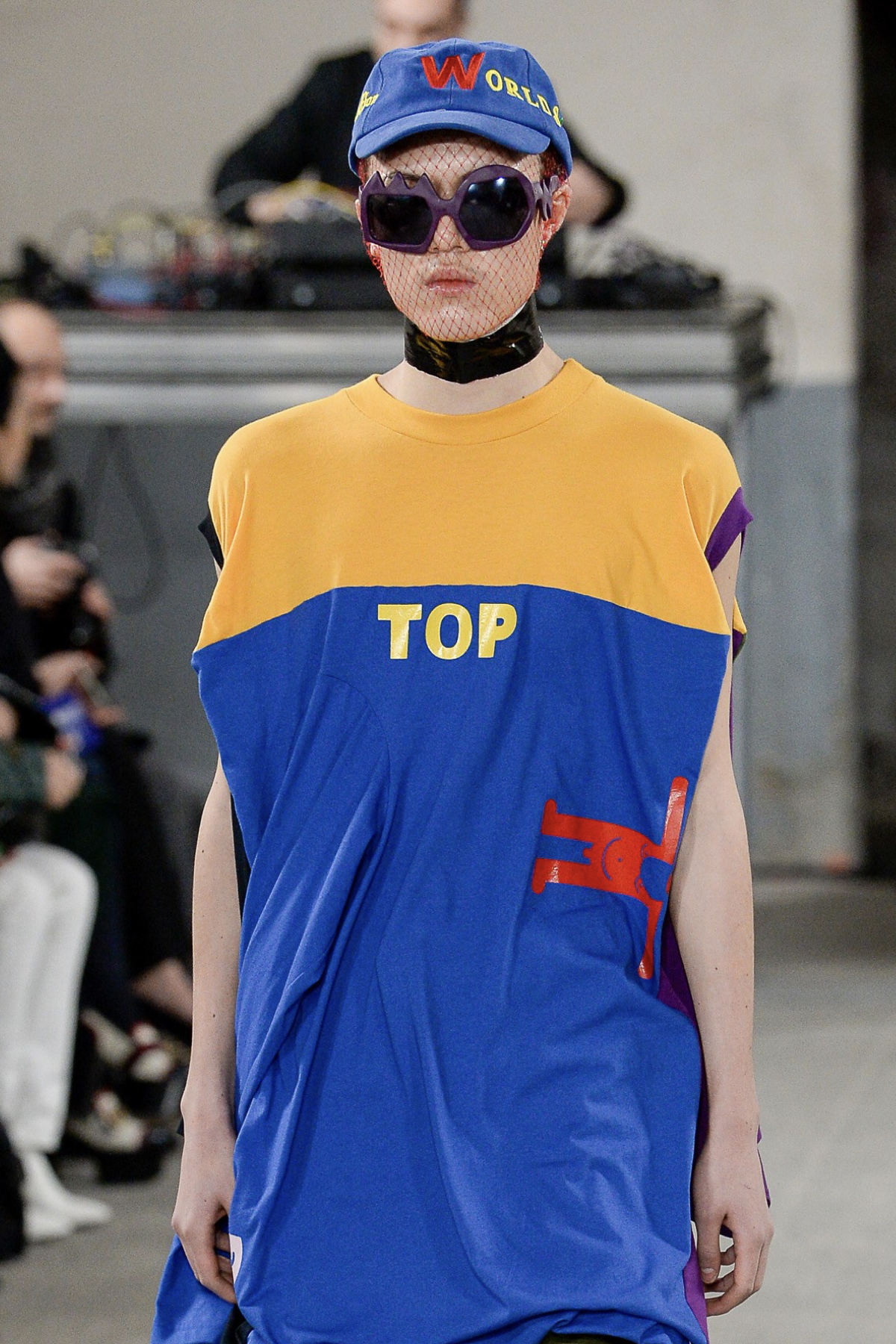 FAKBYFAK x Walter Van Beirendonck Couture sunglasses Lightning Sunglasses. Purple Code: 09/11/03