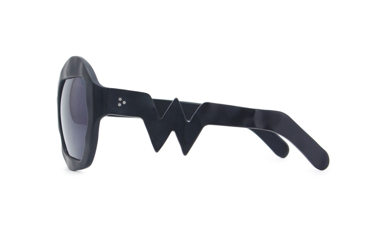 FAKBYFAK x Walter Van Beirendonck Couture sunglasses Thunder Sunglasses. Black Code: 09/12/01