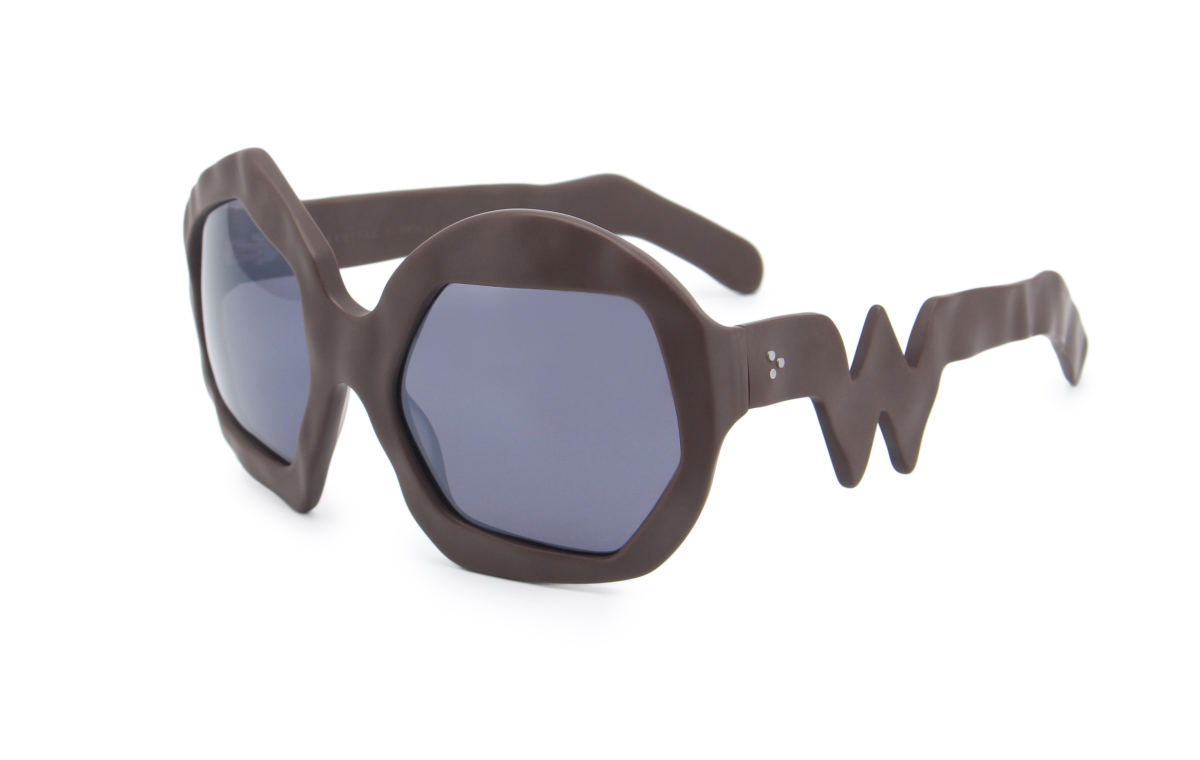 FAKBYFAK x Walter Van Beirendonck Couture sunglasses Thunder Sunglasses. Brown Code: 09/12/02